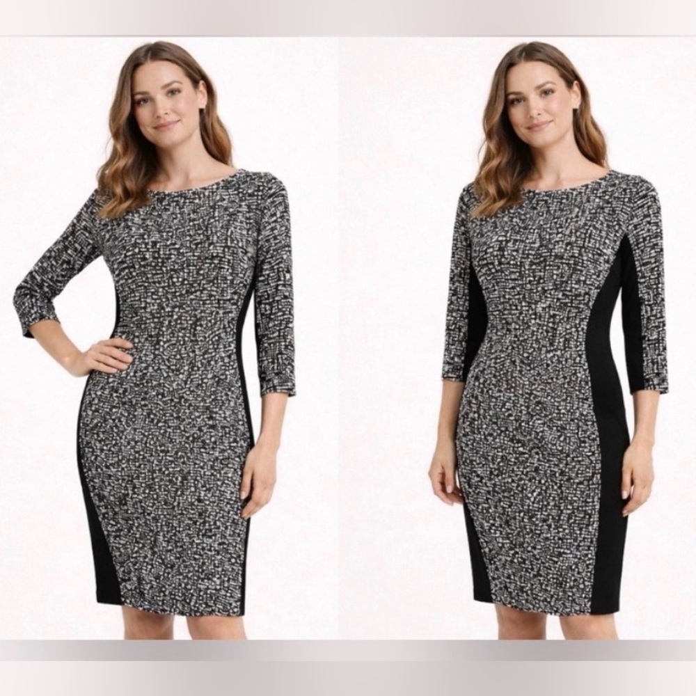 Ralph Lauren 3/4 sleeve stretch dress